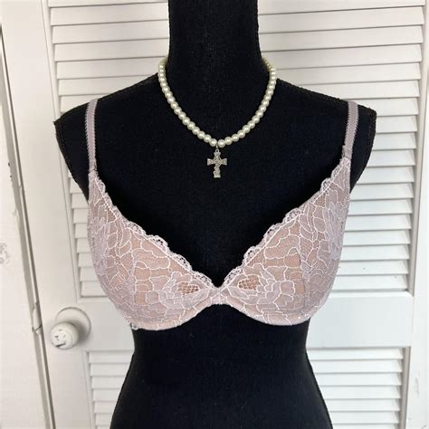 Victorias Secret Lace Bra 🕊 Gorgeous Neutral Depop