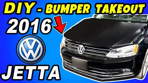 DIY 2015 2016 2017 2018 Volkswagen Jetta Front Bumper Removal