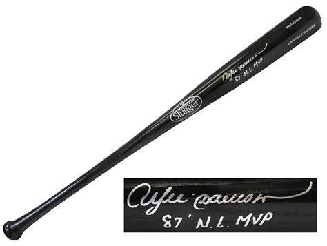 Andre Dawson Signed Louisville Slugger Baseball Bat Inscribed N L