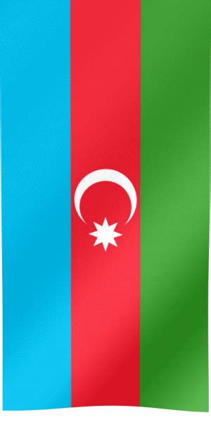 Azerbaijan Flag GIF | All Waving Flags