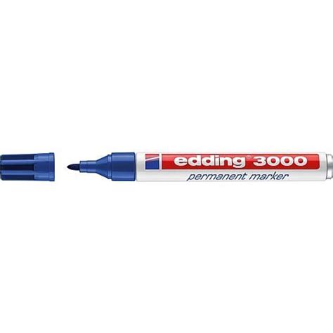 Edding Permanentmarker Blau Strichbreite Mm Rundspitze