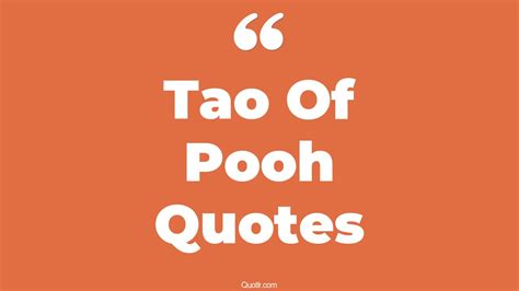 30 Dreamy Tao Of Pooh Quotes That Will Unlock Your True Potential