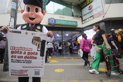 Emporio De Gamarra Policía Advierte Sobre Peligro De Los Préstamos