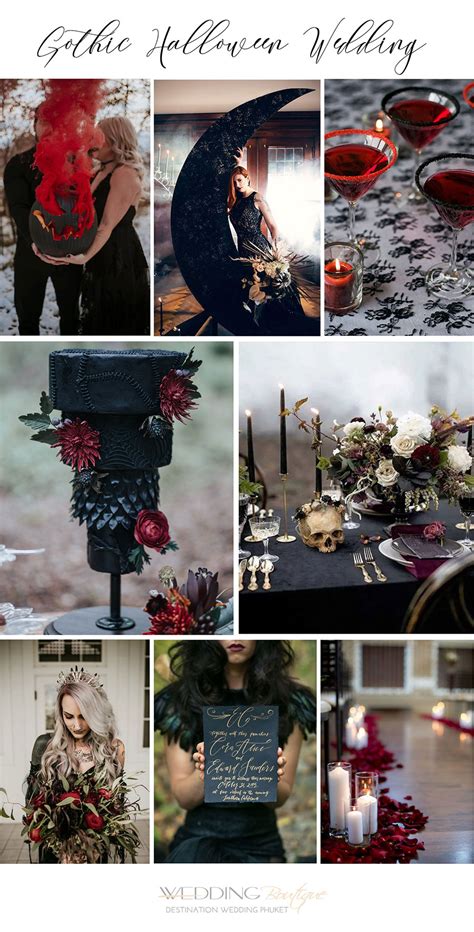 Blog: Mood Board: Gothic Halloween Wedding | Wedding Boutique | Phuket Wedding Planner