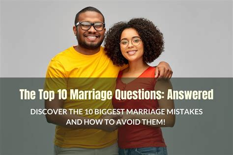 The Top 10 Marriage Questions