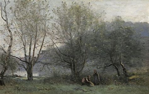 Camille Corot The Ponds Of Ville Davray Portland Art M Flickr