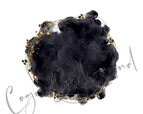 Logo Background Png, Black Brush Stroke Png, Glitter Black Frame, Watercolor Clipart, Smoke ...