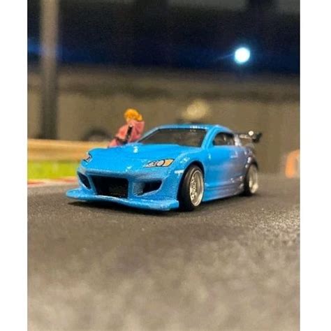 MAZDA Hot Wheels Fast n Furious 散裝馬自達 RX8 橡膠輪胎 蝦皮購物