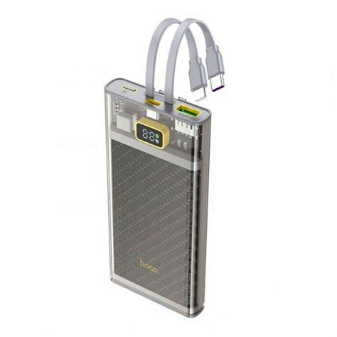 Hoco 22.5W 20000mAh PC QC Power Bank w 2 Cables and LED Display - Urban ...