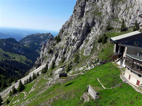 Wendelstein Seilbahn Ich Spring Im Dreieck