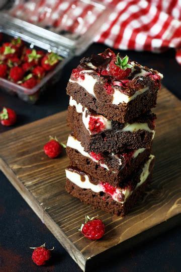 Brownies De Frutos Rojos Delination