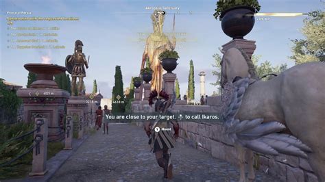 Assassin S Creed Odyssey Get Synchronize With Statue Of Athena The Blind King Youtube