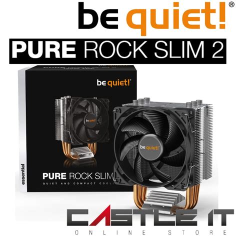 Be Quiet PURE ROCK SLIM 2 Silent Compact Cooling Air CPU Cooler 130W