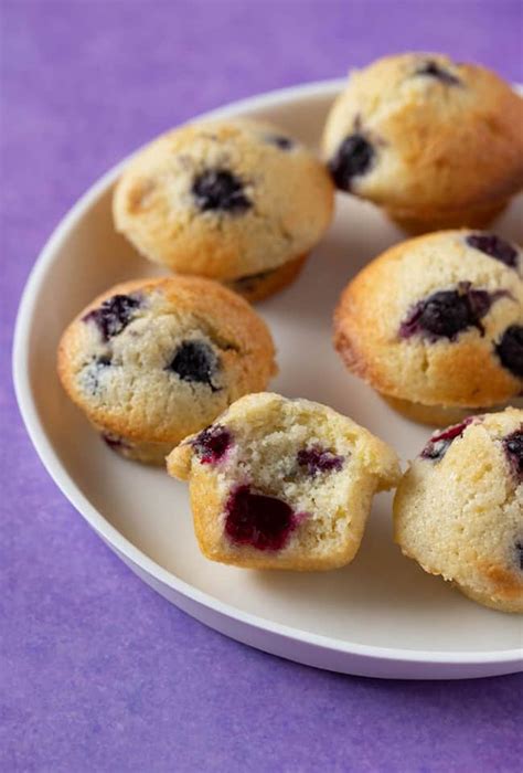 Mini Blueberry Muffins Perfect For The Lunchbox Sweetest Menu