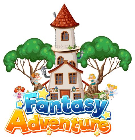 Premium Vector | Fantasy adventure text design