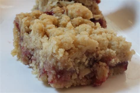 Raspberry Crumb Bars