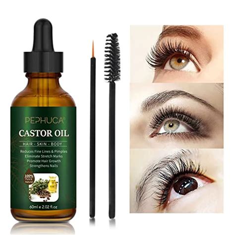 Rizinus L Bio Castor Oil F R Haar Wimpern Augenbrauen Bart N Gel