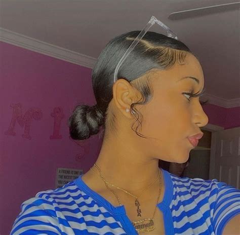 Pin By 𝐾𝑎𝑡𝑎𝑛𝑎 On Hair ꨄ Slick Hairstyles Hair Ponytail Styles Curly