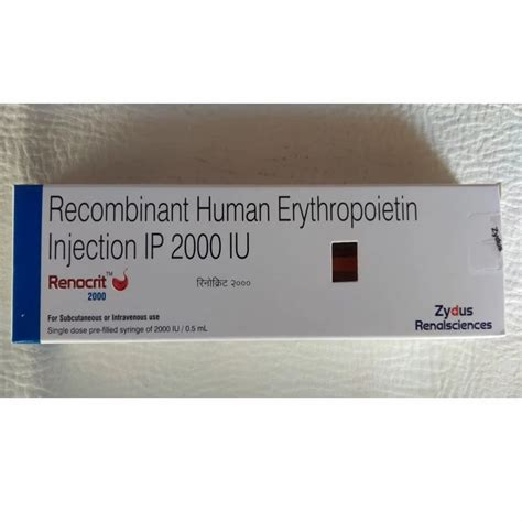 Renocrit Iu Recombinant Human Erythropoietin Injection At Rs