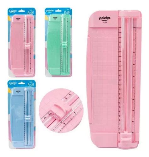 Guillotina Portatil Cortadora De Papel Pastel Pointer MercadoLibre