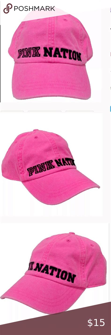 PINK baseball cap