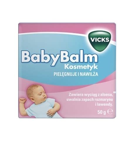 Vicks BabyBalm maść dla dzieci udrażnia nos i ułatwia oddychanie