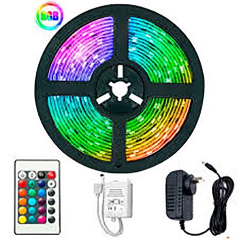 Fita De Led Rgb Metros A Prova D Gua Dupla Face Leds