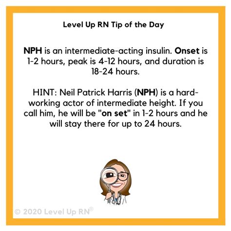 NPH- Intermediate-Acting Insulin | Nursing school survival, Nursing ...