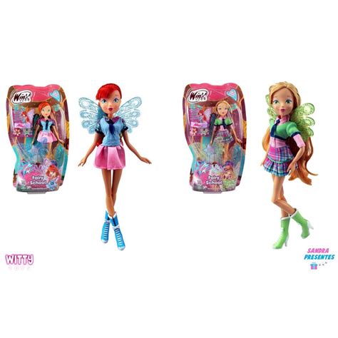 Bonecas Winx Club Fairy School Bloom Flora Witty Toys Submarino