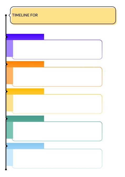 Printable Blank Timeline PDF