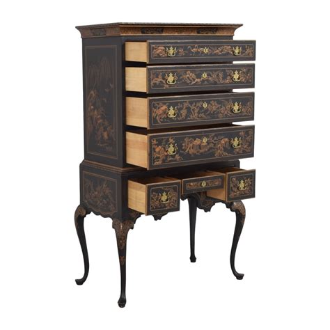 Drexel Heritage Chinoiserie Highboy Chest Off Kaiyo