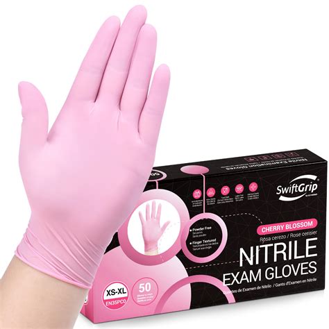 Amazon SwiftGrip Nitrile Disposable Gloves Medical Exam Gloves