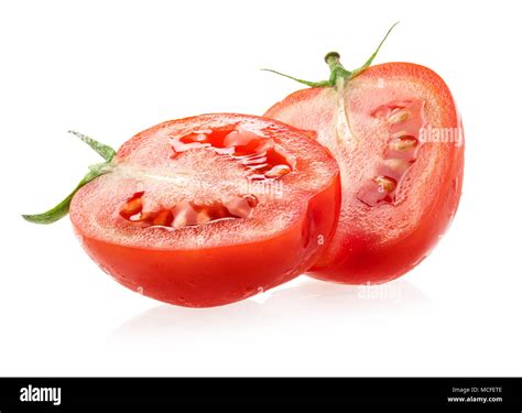 Rodajas de tomate rebanadas de fruta Imágenes recortadas de stock Alamy