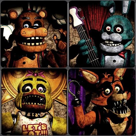 Fnaf Plus Celebration Poster Collage By Cacartoonfan On Deviantart