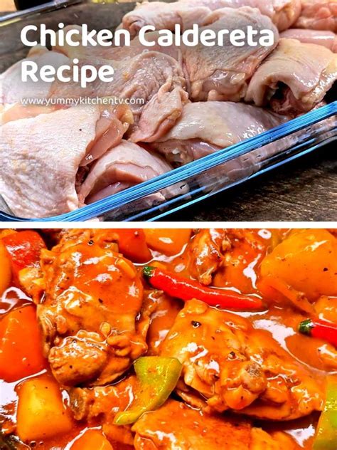 Chicken Caldereta Recipe Kalderetang Manok Yummy Kitchen