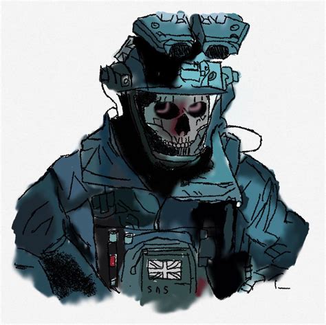 Ghost fanart [MW2] : r/CallOfDuty