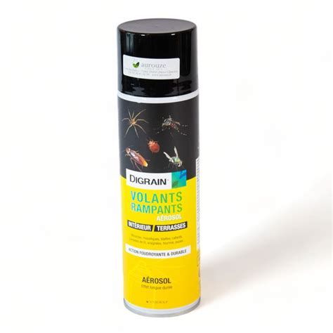 Aérosol pour insectes rampants et volants Digrain 500ml Aurouze