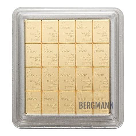 X G Gold Combibarren Philoro Bergmann Edelmetalle E K