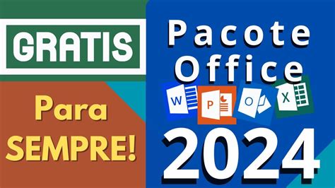 Como Ter O Office Gratis Completo Para Sempre Word Excel