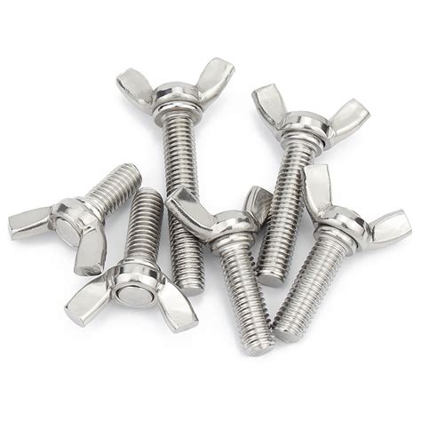 Stainless Steel A2 70 A4 80 Ss201 Ss304 Ss316 Din316 Butterfly Wing Bolts