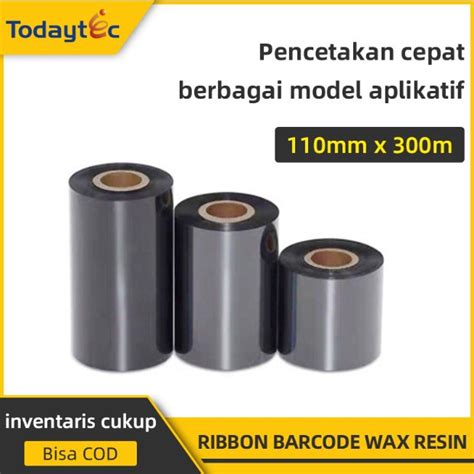 Jual Ribbon Barcode Super Wax Re Sticker Ribbon Barcode Super Wax