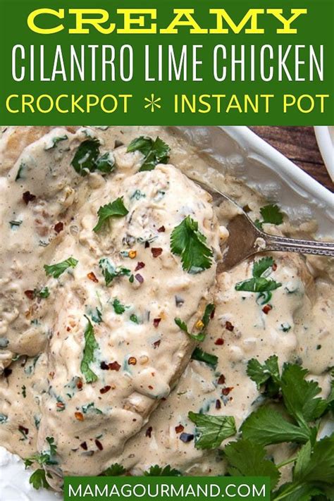 Cilantro Lime Chicken Crock Pot Artofit