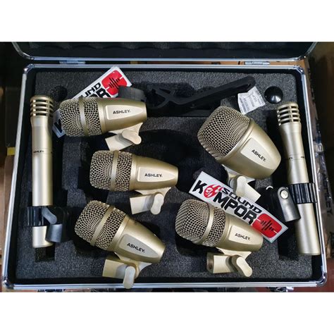 Jual Mic Drum Set Kit Ashley Drum Mic Ashley Drum Free Koper