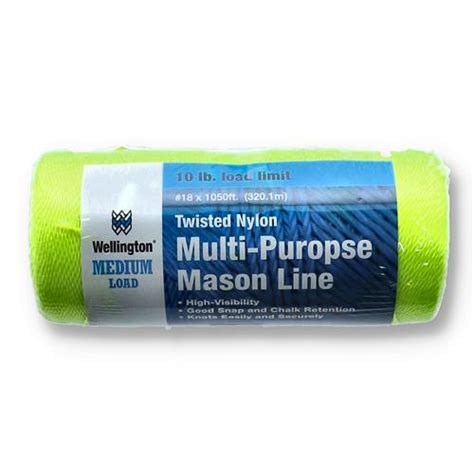 Wholesale Z1050 X18 YELLOW TWISTED NYLON MASON LINE 10LB WLL GLW