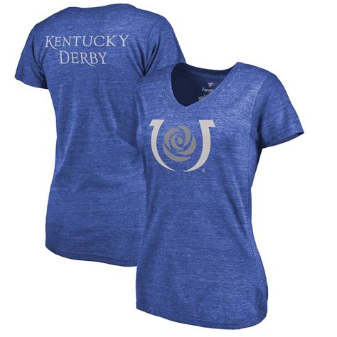 Womens Fanatics Branded Heathered Blue Kentucky Derby Icon Mare V Neck