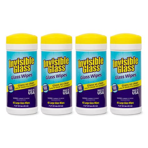 Invisible Glass Home Glass Cleaning Wipes