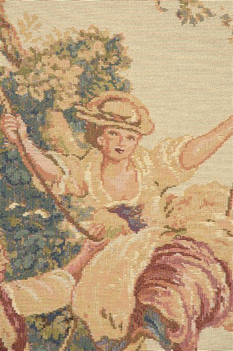 Swing V Belgian Tapestry Wall Hanging 52 In X 66 In Cotton Viscose