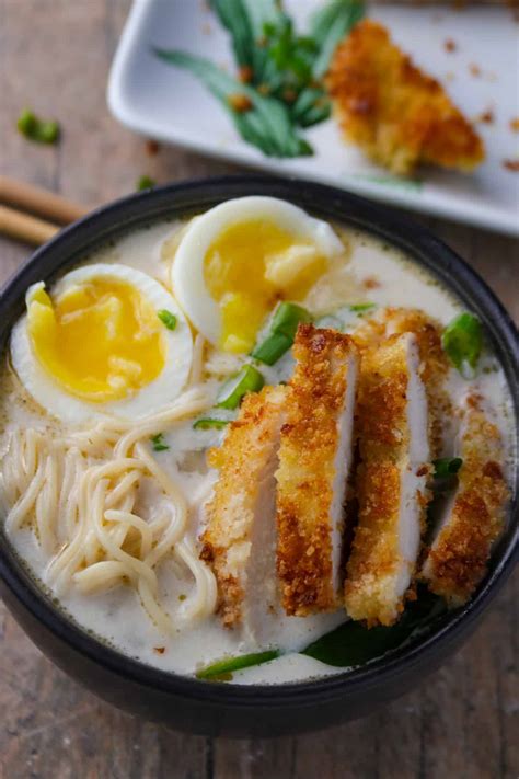 Chicken Katsu Ramen Recipe | Woman Scribbles