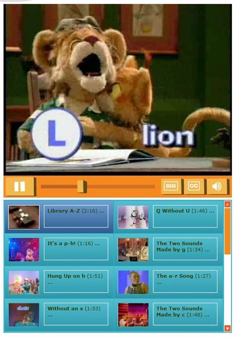 Between The Lions Letter Songs Pbs Kids Phonics Videos