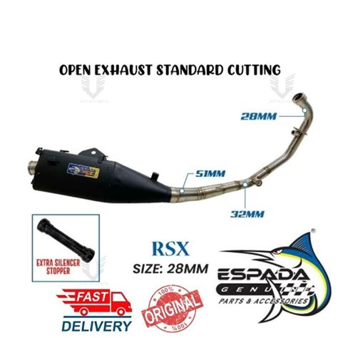 Honda Rsx Rsx Espada Racing Exhaust Pipe E Standard Racing Exhaust